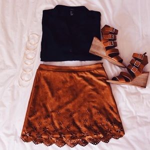 Brown skirt from forever21